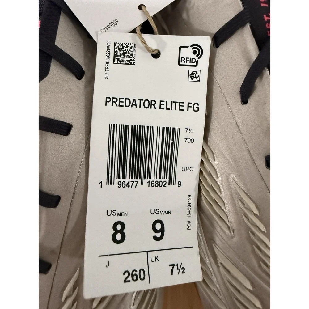 Adidas Predator Elite FG Vivid Horizon IF8868 Soccer Cleats Mens Size 8 NEW